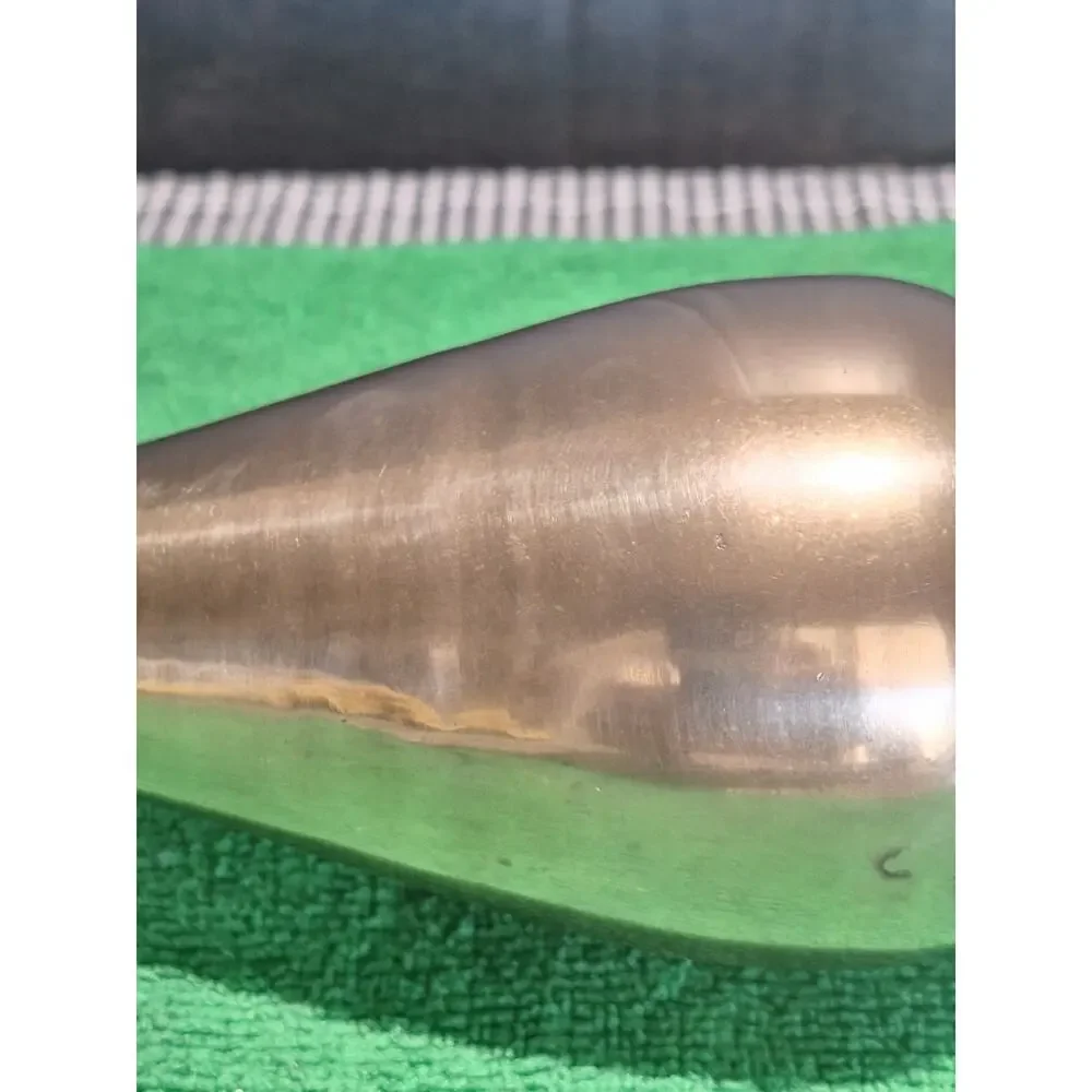 Vintage Solid Brass Bud Vase 9